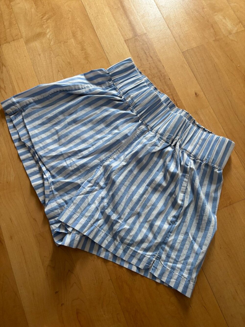 AYR Women’s Staycation Striped Shorts in Blue (size S)